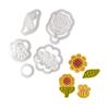 Cookie Cutters Sunflower Bee Leaf Shaped Biscuit Mold Baking Tool Kitchenware Plastic Material DIY Gift for Baking Lover