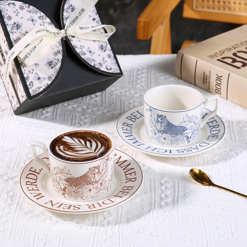220 ml Retro-Kaffeetasse, Snackschale, Espressotasse, Keramik-Trinkgeschirr, nordische Heimdekoration, Tasse, Urlaubsgeschenkset