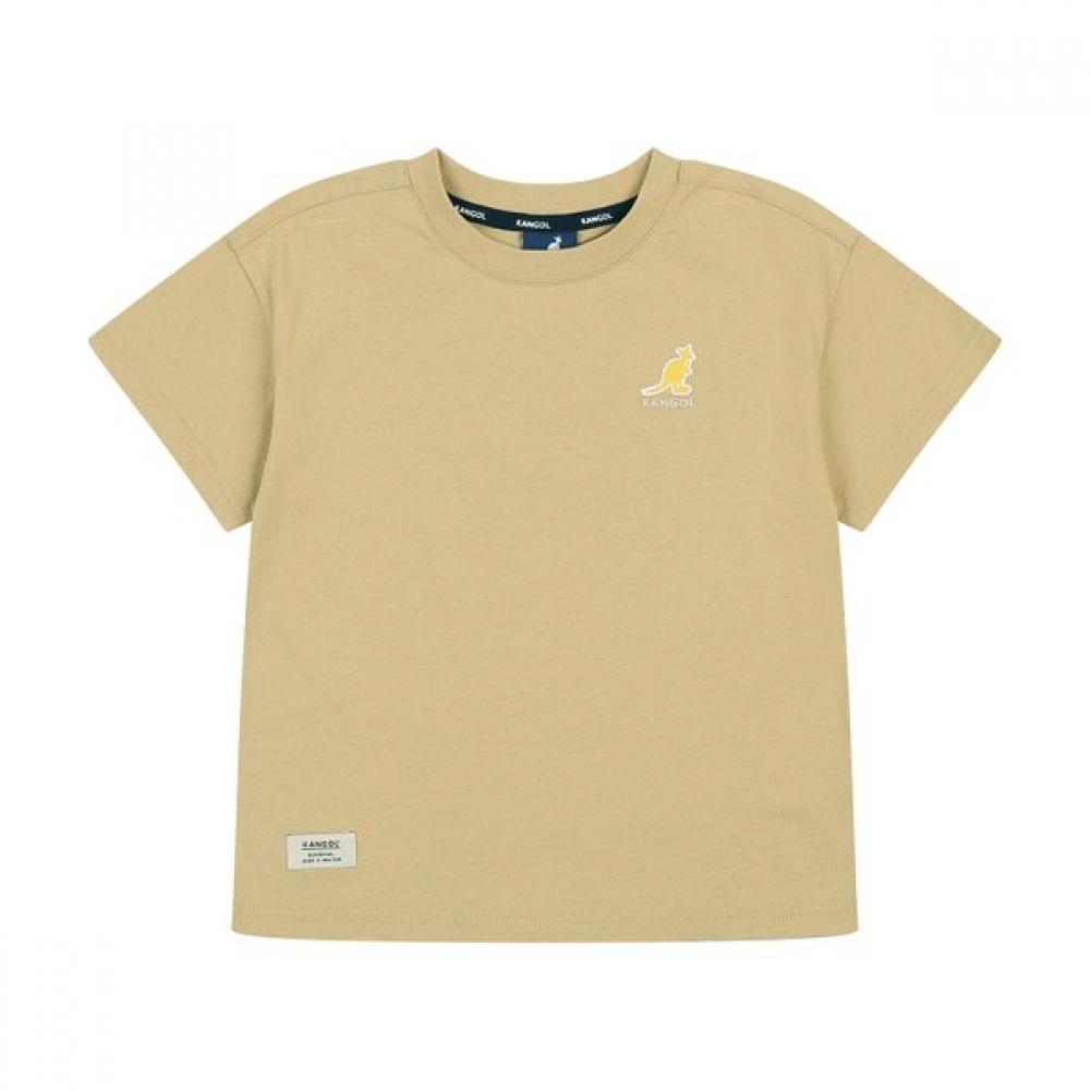 KANGOL KIDS Футболка с принтом сзади PoinT T Бежевая Rb 0103 beige/100