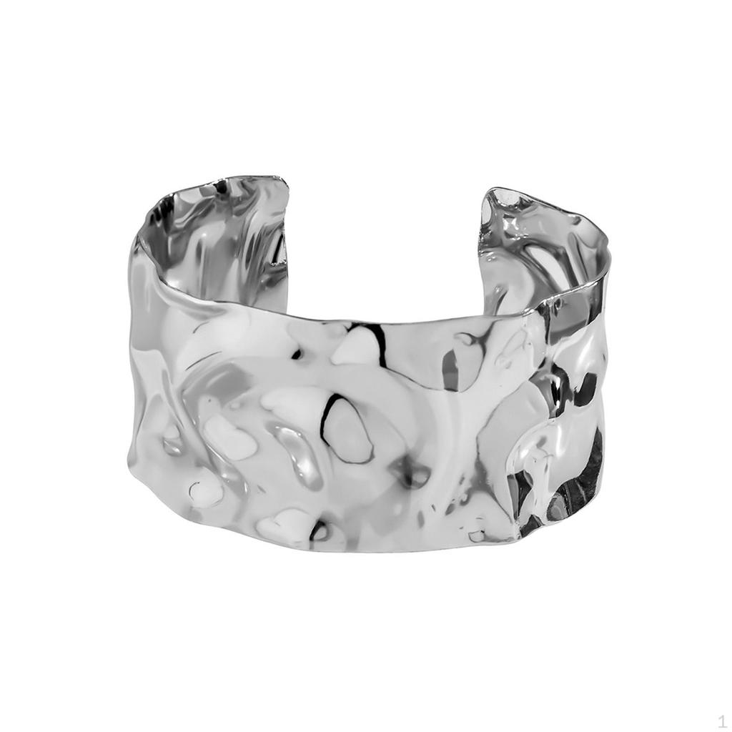 Open Bracelet Wrist Bangle Fashion Minimalist Cuff for Birthday Wedding