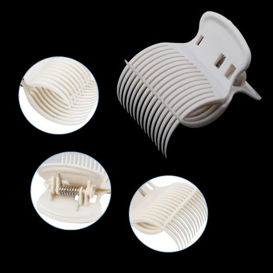 10Pcs Hot Roller Clips Portable Reusable Hair Curler Claw Clip Women Girls Home Salon Hair Section Styling Securing Clamp