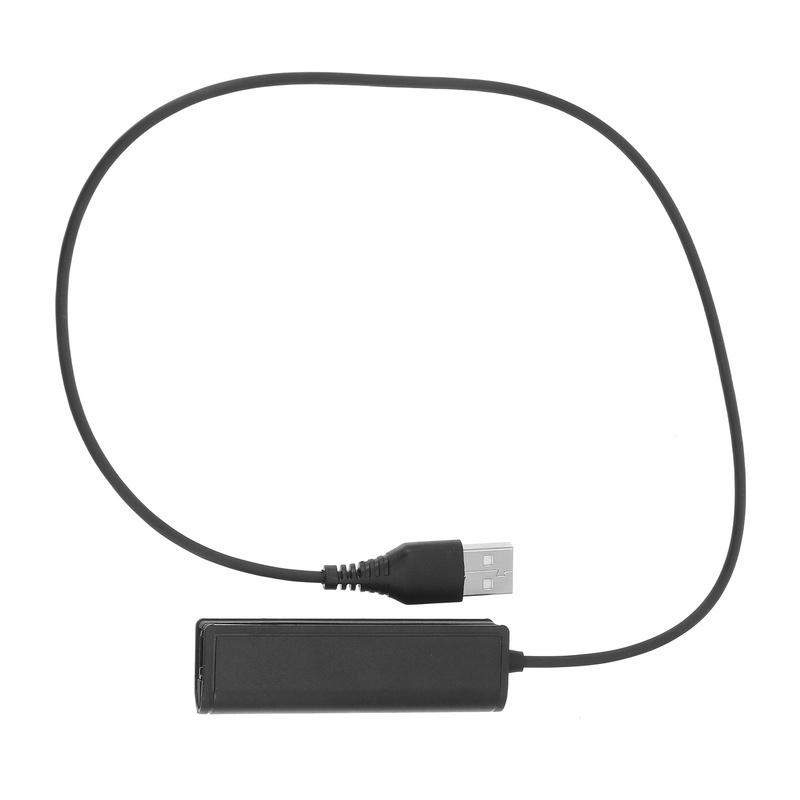 USB Rj9 Female Adapter Cable Plastic Converter for Laptop Pc USB Plug Headset Cord Communication Adapter Headphone Adapters
