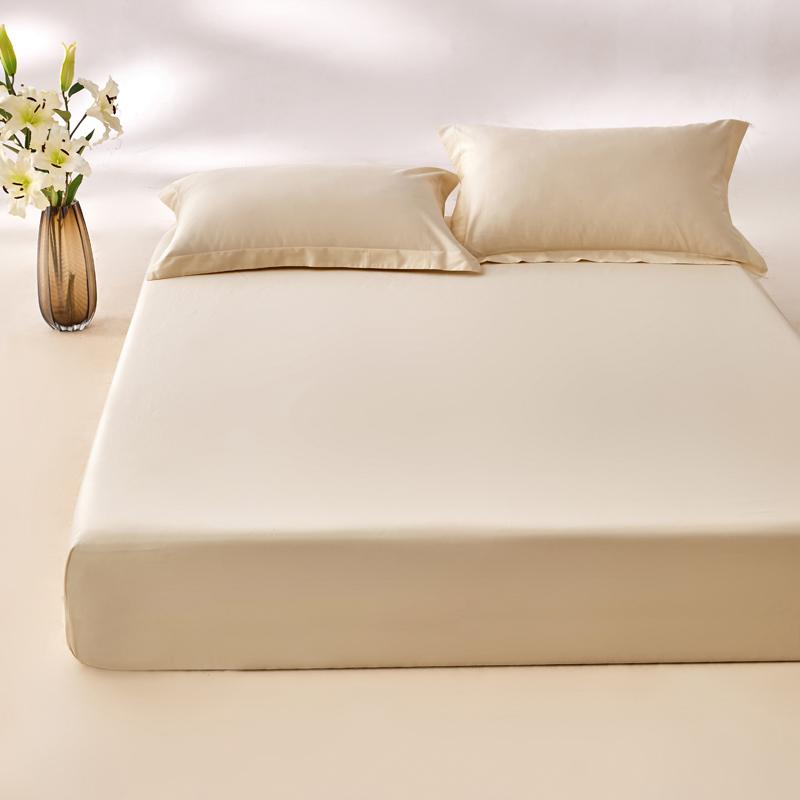 Lençol de cama com elástico macio de algodão egípcio, capa de colchão 100% algodão de luxo, capa de colchão com elástico macio e antiderrapante
