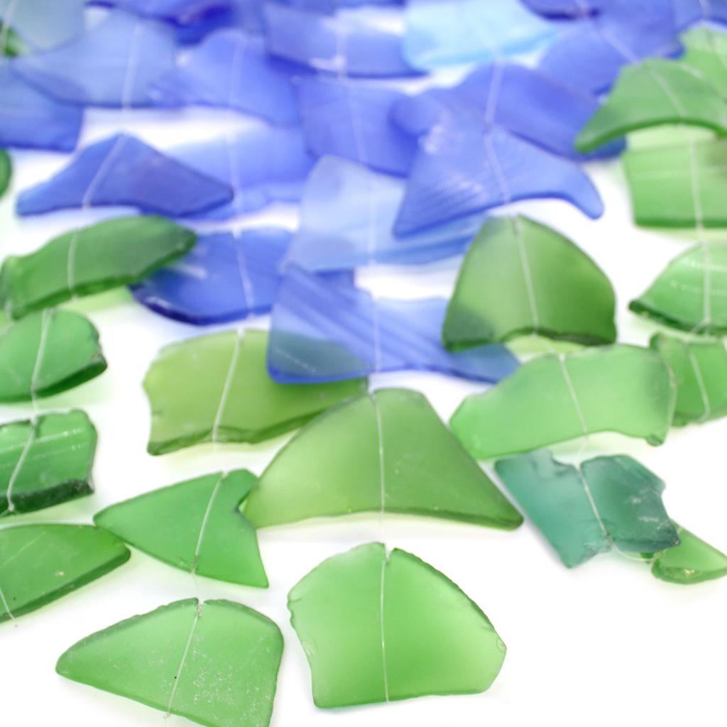 Carillons éoliens Trois bâtons Bleu et Vert