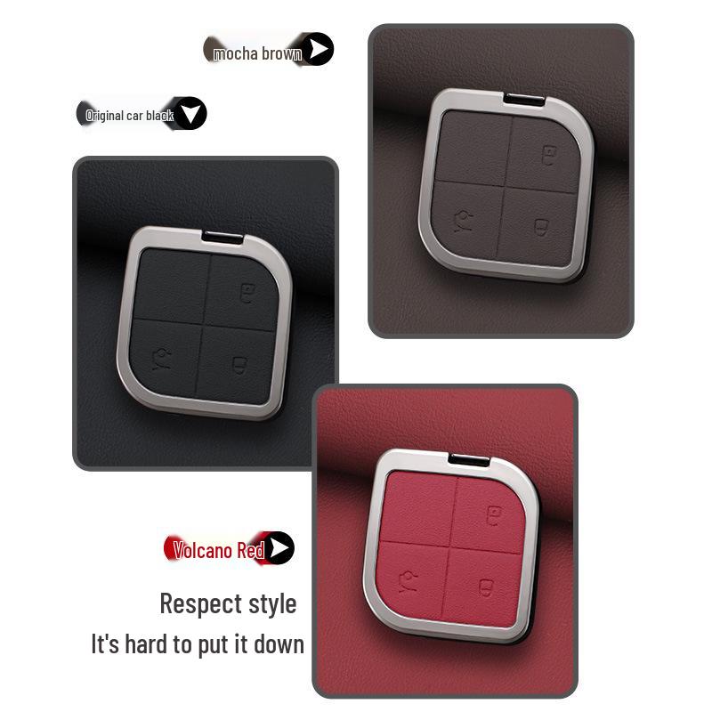 Lynk&Co 08 2023 Schlüsselhülle: High-End Metallgehäuse mit Lederschnalle