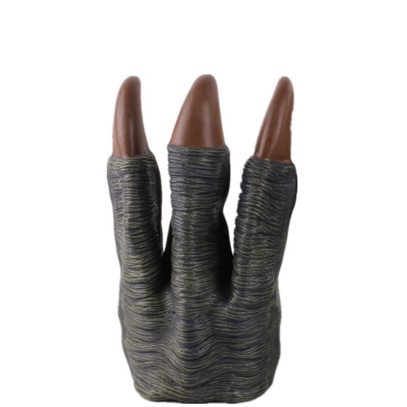 

Pvc Dinosaur Claw Gloves For Kids Ideal For Costumes And Holiday Parties сірий колір