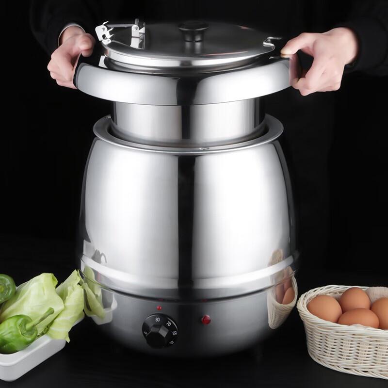 Commercial Electric Stainless Steel Soup Warmer & Dispenser