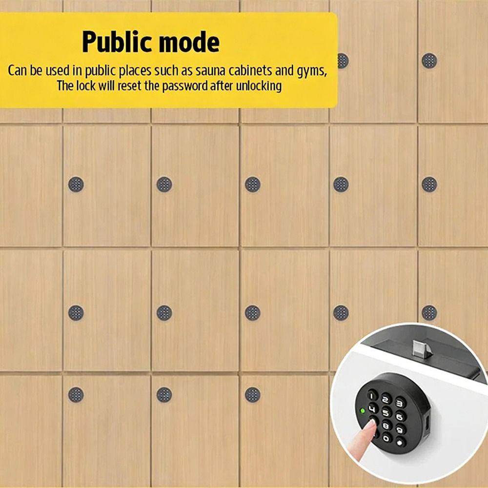 Keyless Design Security Cabinet Lock Smart Combination Code Lock Electronic Lock  Security Cabinets