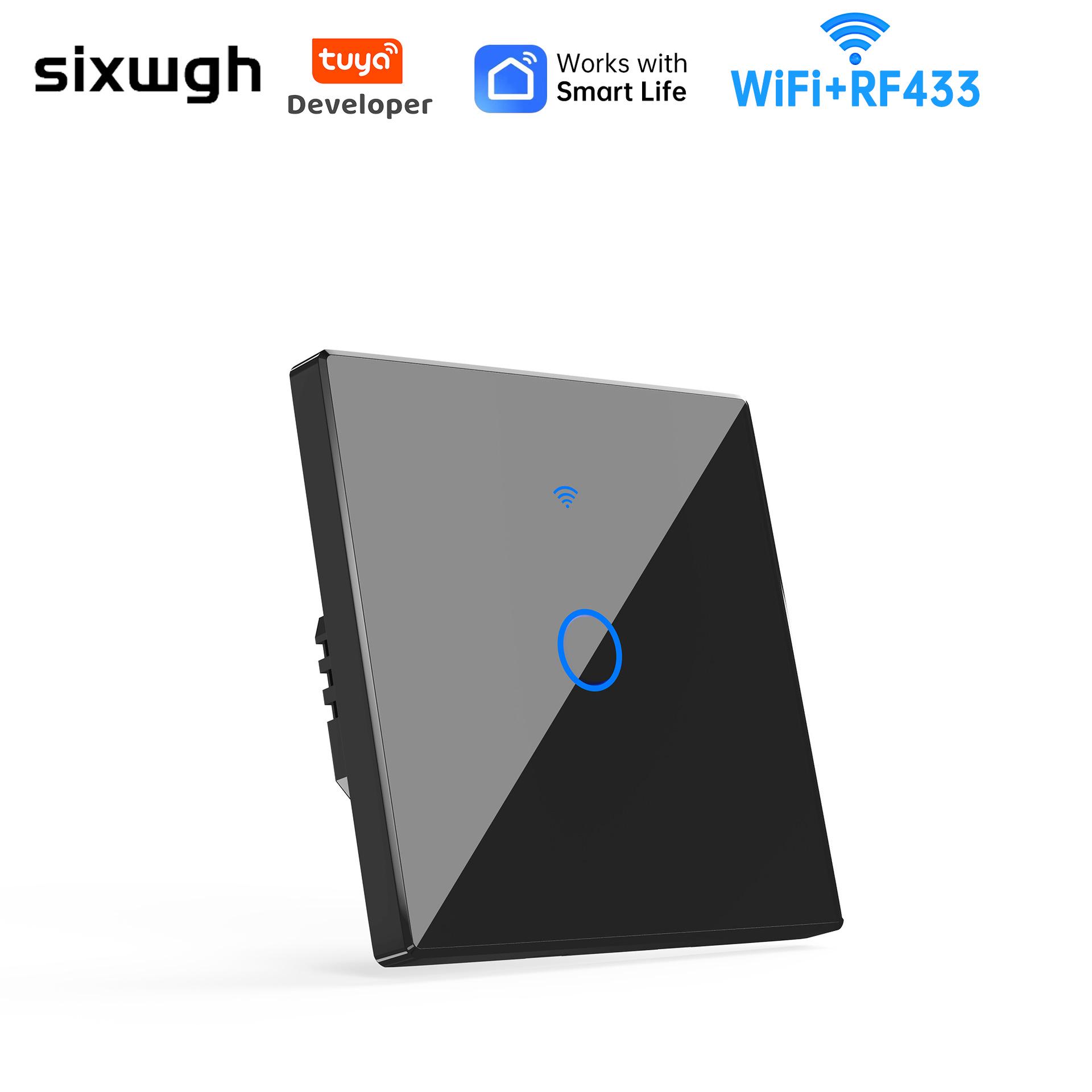 

Tuya WiFi Smart Glass Touch Switch - Alexa Compatible Wireless Control Panel