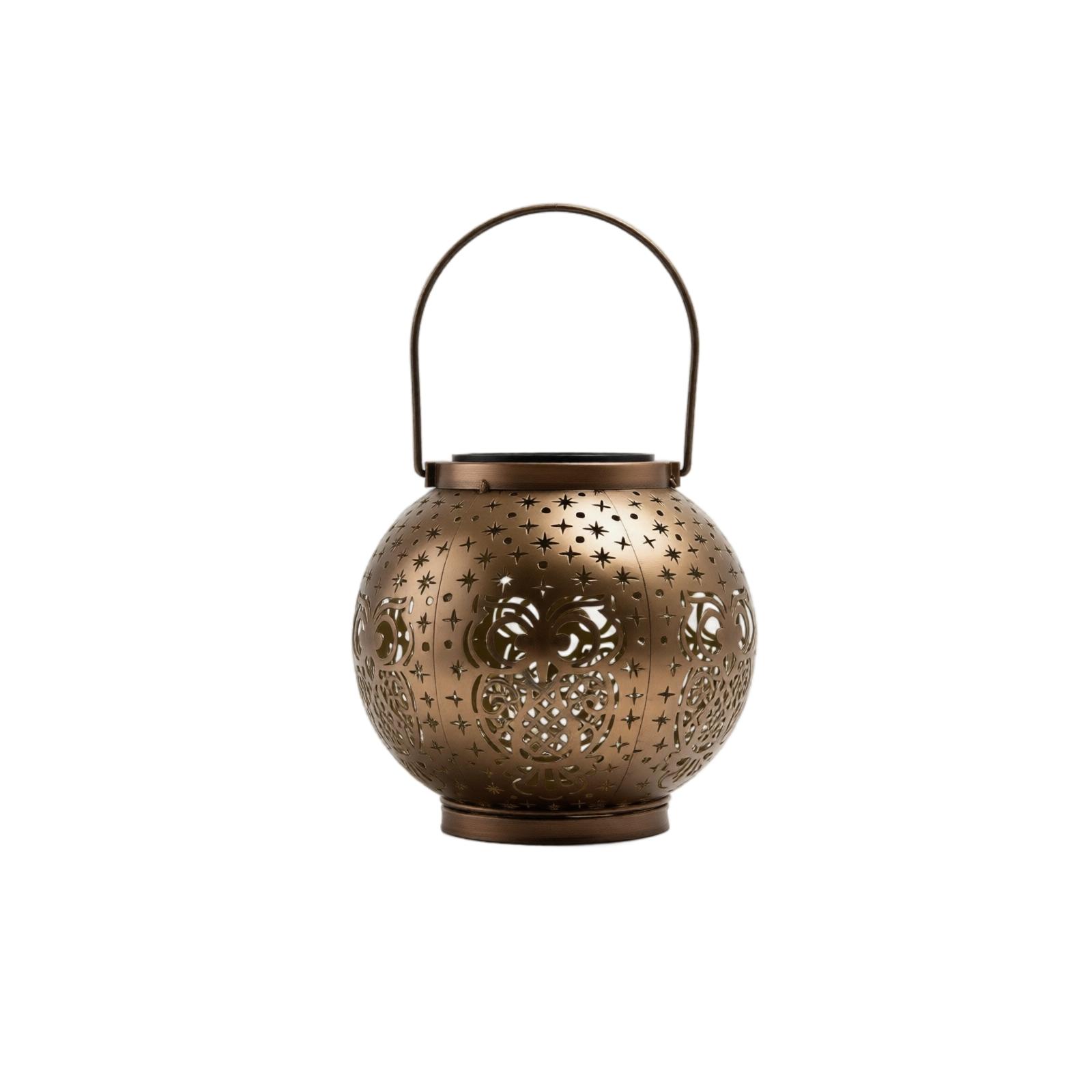 

Solar Powered Owl Lantern Outdoor Decorative Garden Light Metal Hanging Lantern with Handle for Patio Yard Porch one size коричневый