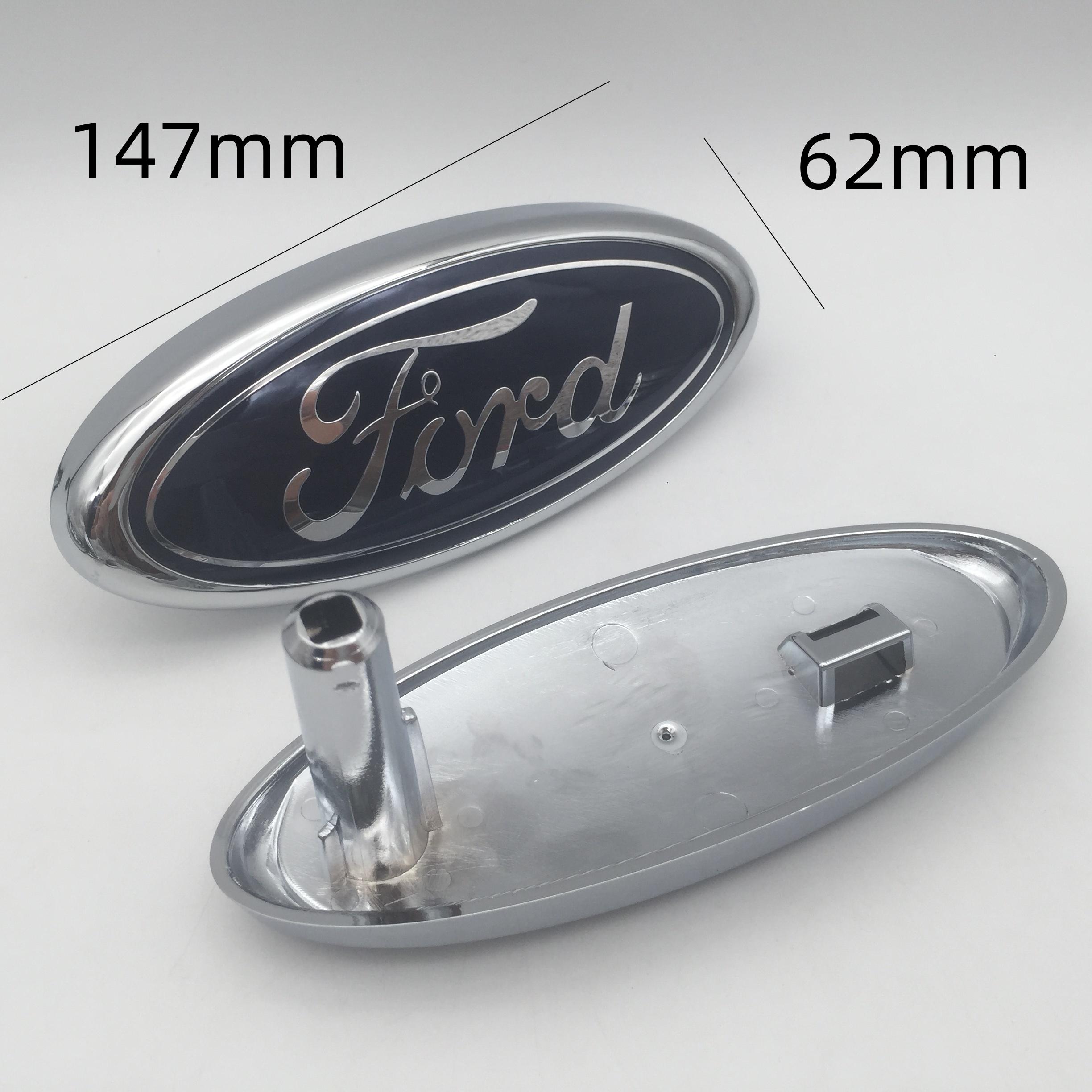 

Car Sticker 1pcs 3D blue for ford Car Front Head Hood Bonnet Emblem Rear Tail Bumper Trunk Steering Wheel covers Sticker Badge D