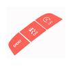- Trim Console Gear Shift Button Sticker For Toyota Corolla Red Center