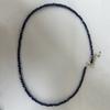 Simple Black Beads Necklace with Cross Pendant Female Jewelry Luxury Rhinestone Choker Necklaces Women Ladies Party Necklace