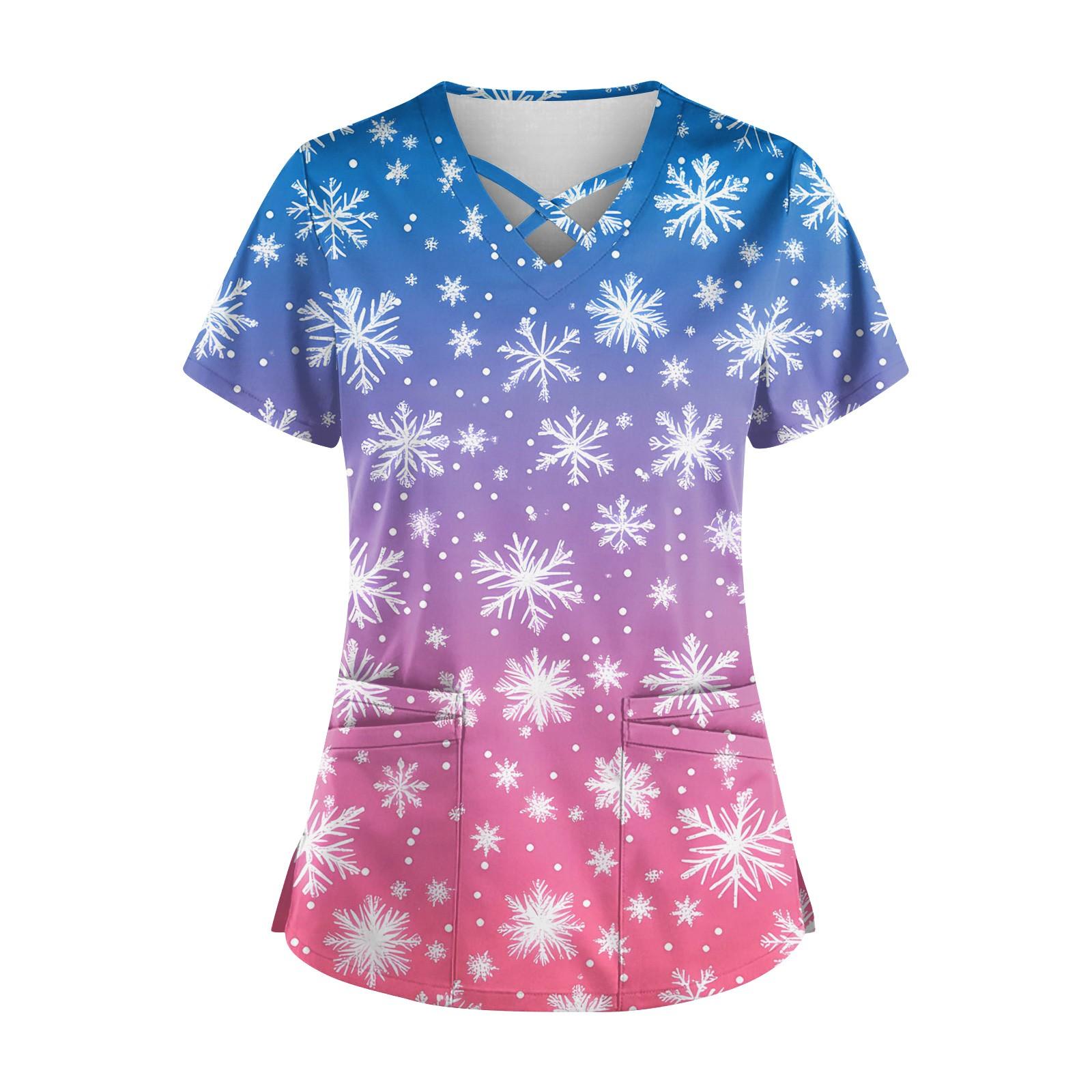 

Женская модная рабочая одежда с v-образным вырезом, короткими рукавами, завязками и карманами, топы соответствующего цвета и защитная одежда XL