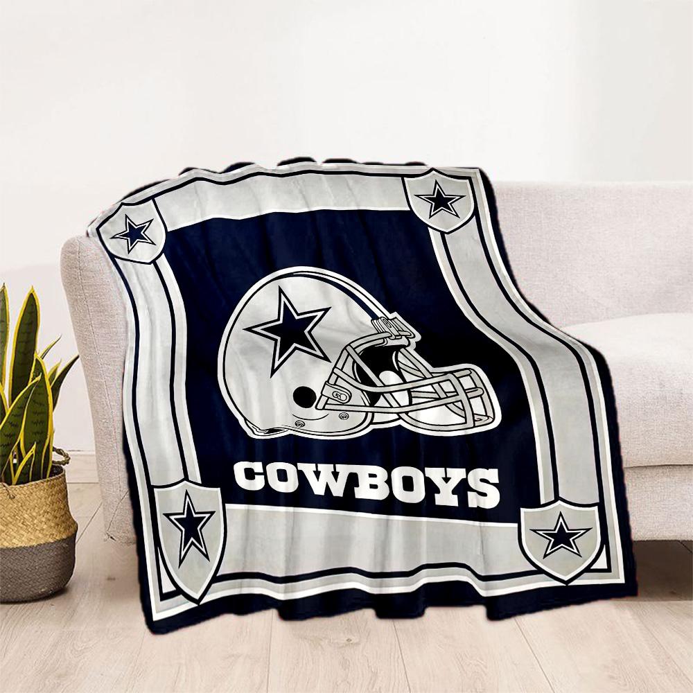Dallas Blanket Soft Warm Cozy Perfect for Bed Picnics Chair for All Occasions Playful Design Best Holiday Gift for Friends Family