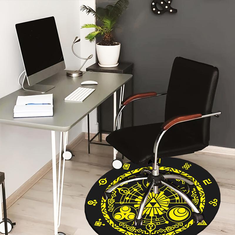 

1pc Mystic Symbolism Round carpet, Made of Polyester,Perfect for Decorating Office Chairs, Living Rooms,fplt085 80cm by 80cm