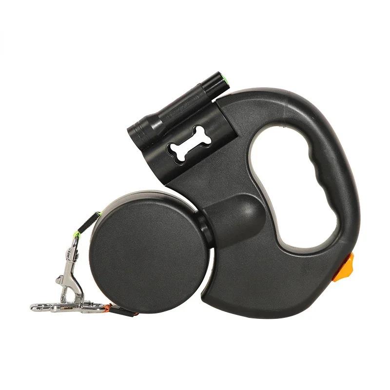 Automatic Retractable Traction Rope with Two-Headed and  Plastic Bag Box Dog Leash Dog Chain Pet Supplies Dog Accessories