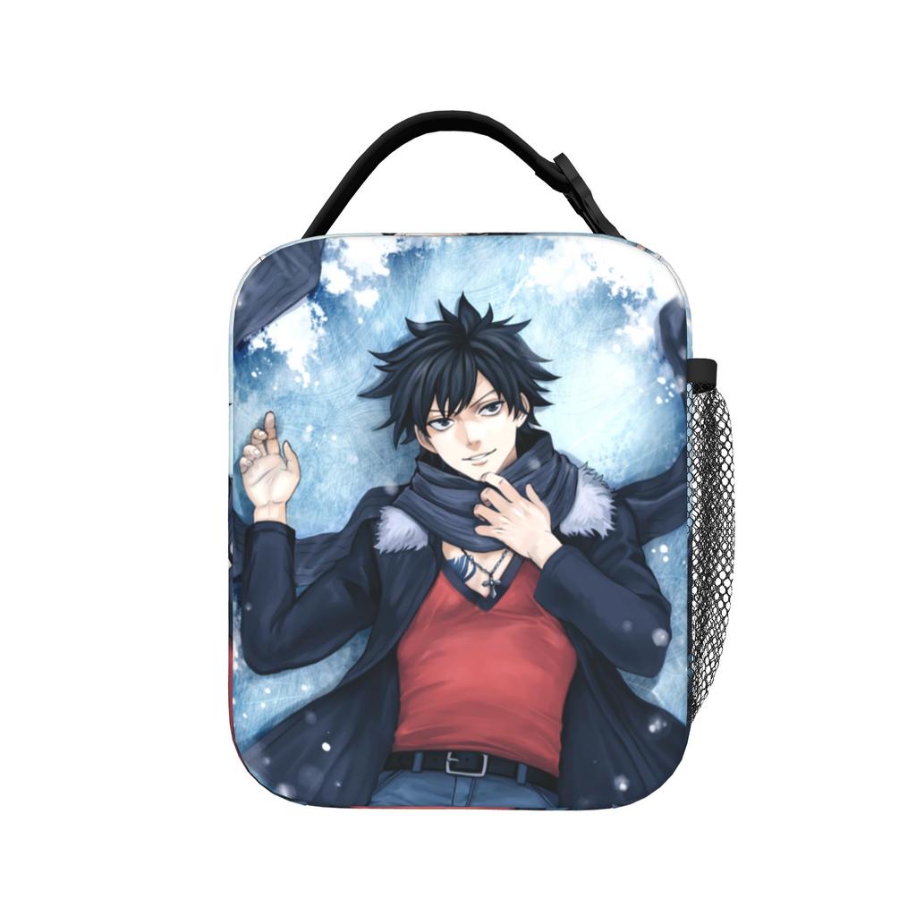 Fairys Tails Insulated Lunch Bags Large Anime Lunch Container Thermal Bag Lunch Box Tote Travel Food Storage Bags