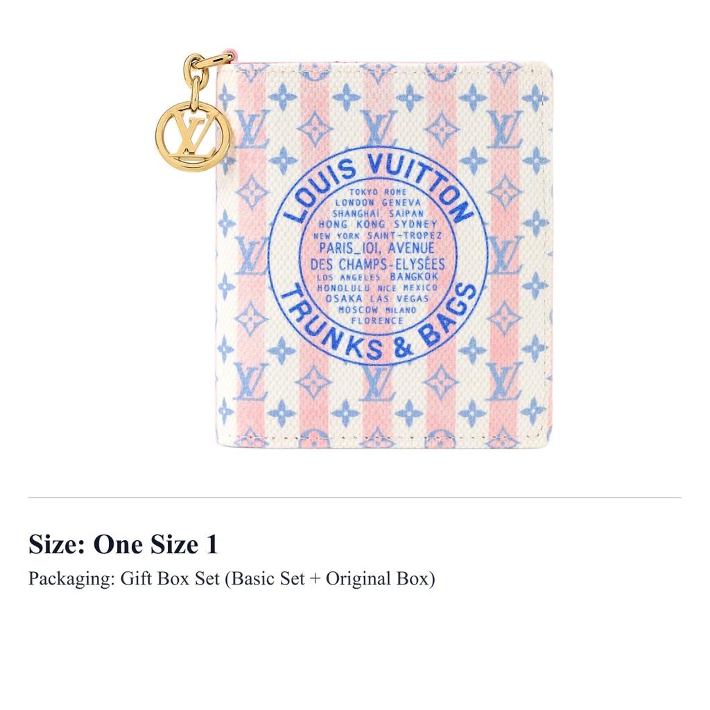 Louis Vuitton CHARMS Coated Canvas Wallet Women's Multicolor M29058