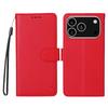 For iPhone 17 Pro Wallet Case with Strap RFID Blocking Leather Stand Phone Cover