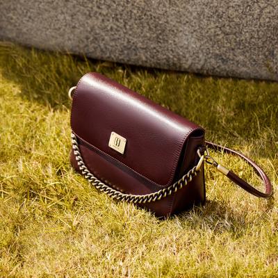 2025 Autumn Winter New High-Quality Textured Single Shoulder Bag Fashion Chain Simple Fashion Commuter Bag Crossbody Small Square Bag