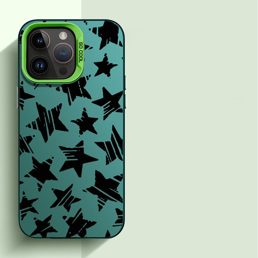 Five Pointed Star Phone Case for Realme 8i 8 4G 9i 10 4G 10 11 Pro 12 5G C15 C20 C21 C21Y C31 C33 C35 C53 C55 Capa Cover