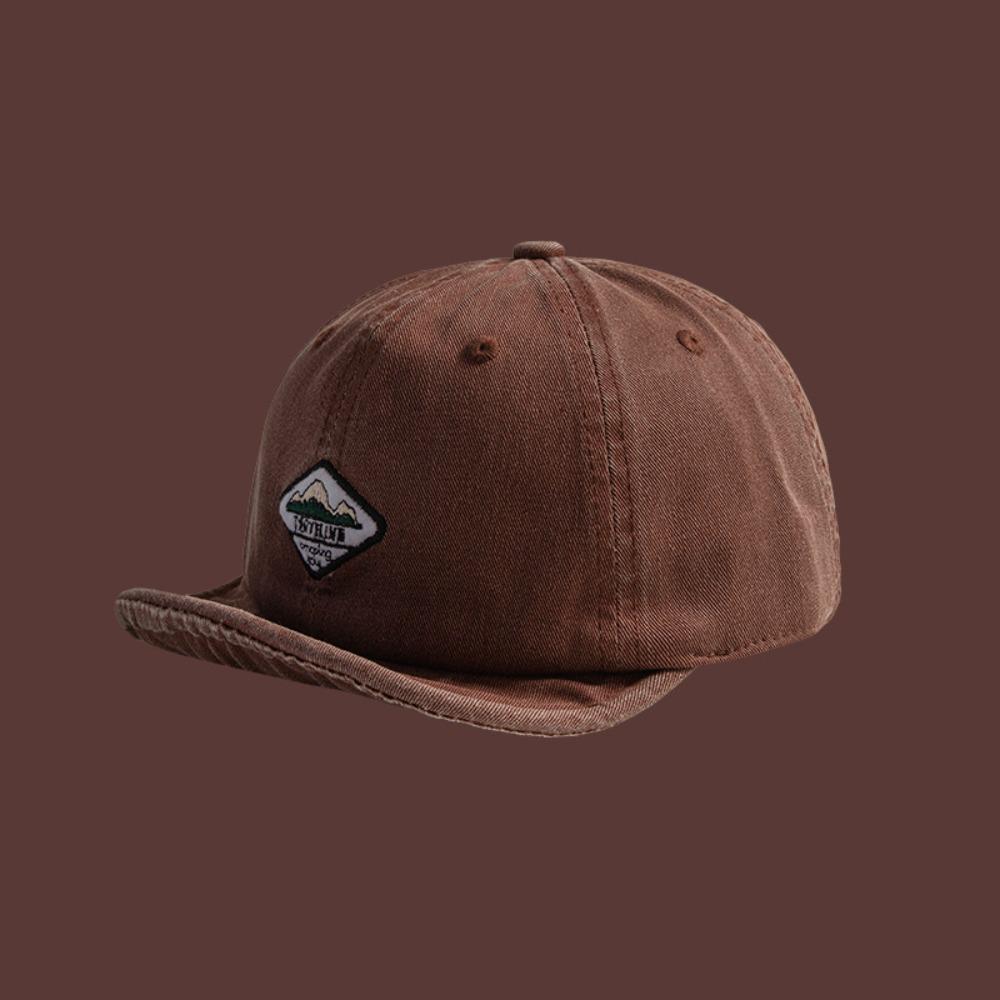 Big Head Circumference Short-Brimmed Hat Breathable Sunscreen Hat New Peaked Cap