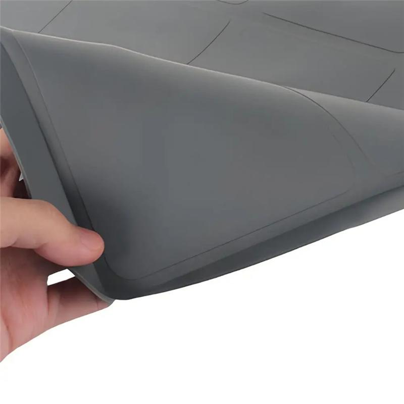 A65T-Dryer Mat For Top Of Dryer Silicone Washer Dryer Cover Top Washing Machine Cover Dust-Proof Waterproof Protector Mat