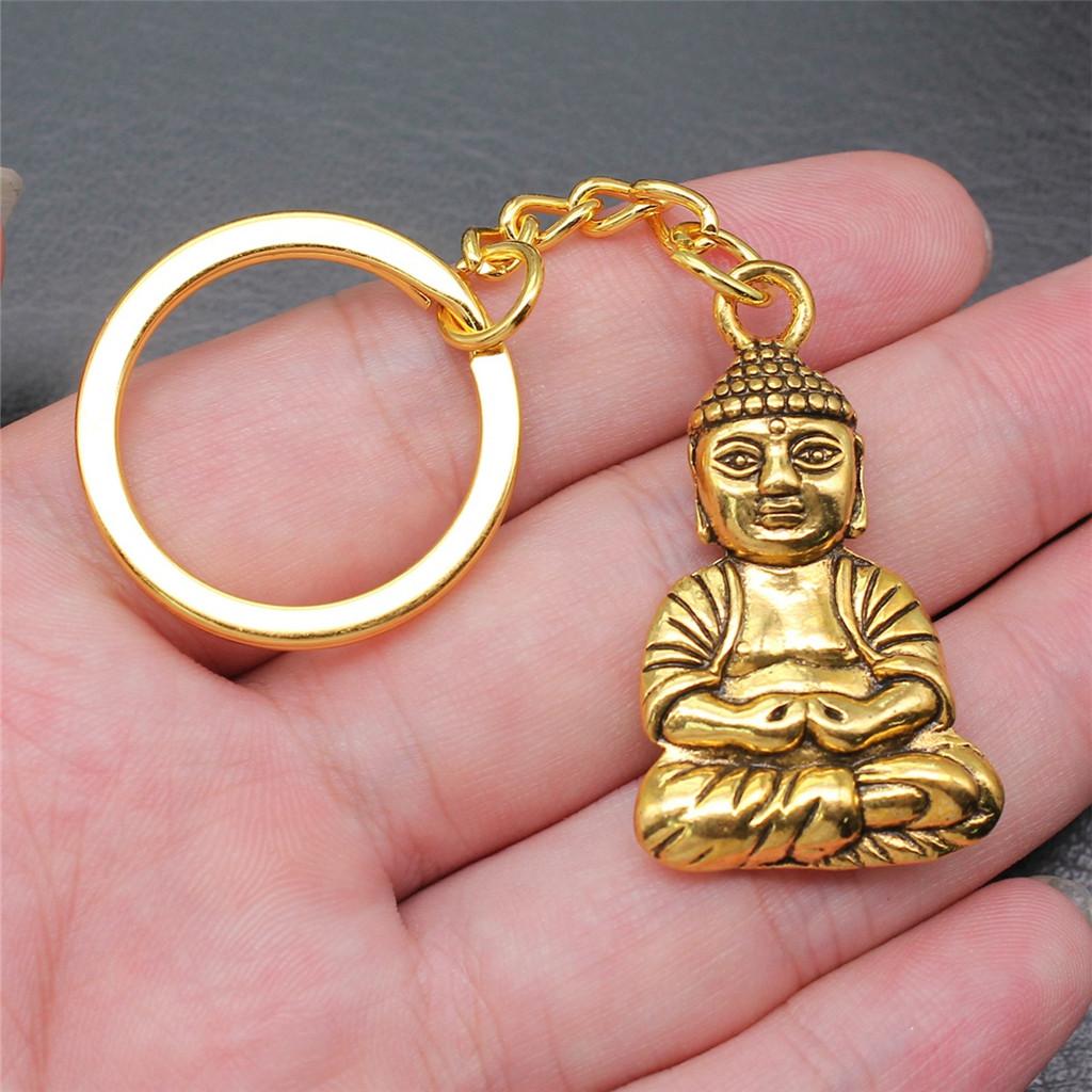 28mm Schlüsselanhänger Buddhismus Vintage Schmuckzubehör QY009