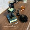 Miniature Candlestick Dessert Cake Stand For Dollhouses Accessories Alloy Construction Kids Role Play
