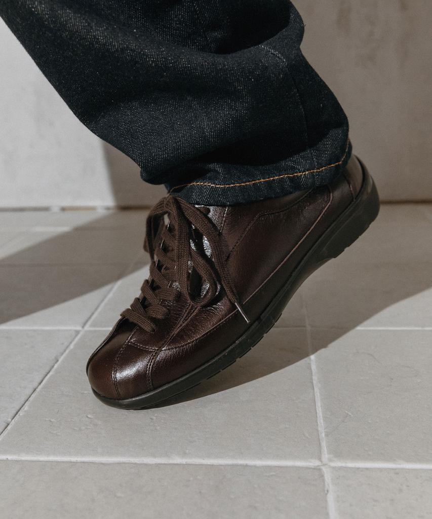 Glen-Waverley 03150 Amos Derby Sneakers (Leather Brown)
