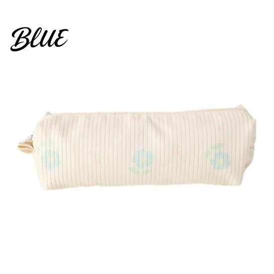 School Supplies Pouch Cute Floral Pencil Case Mini Cotton for Pens Pencils Erasers