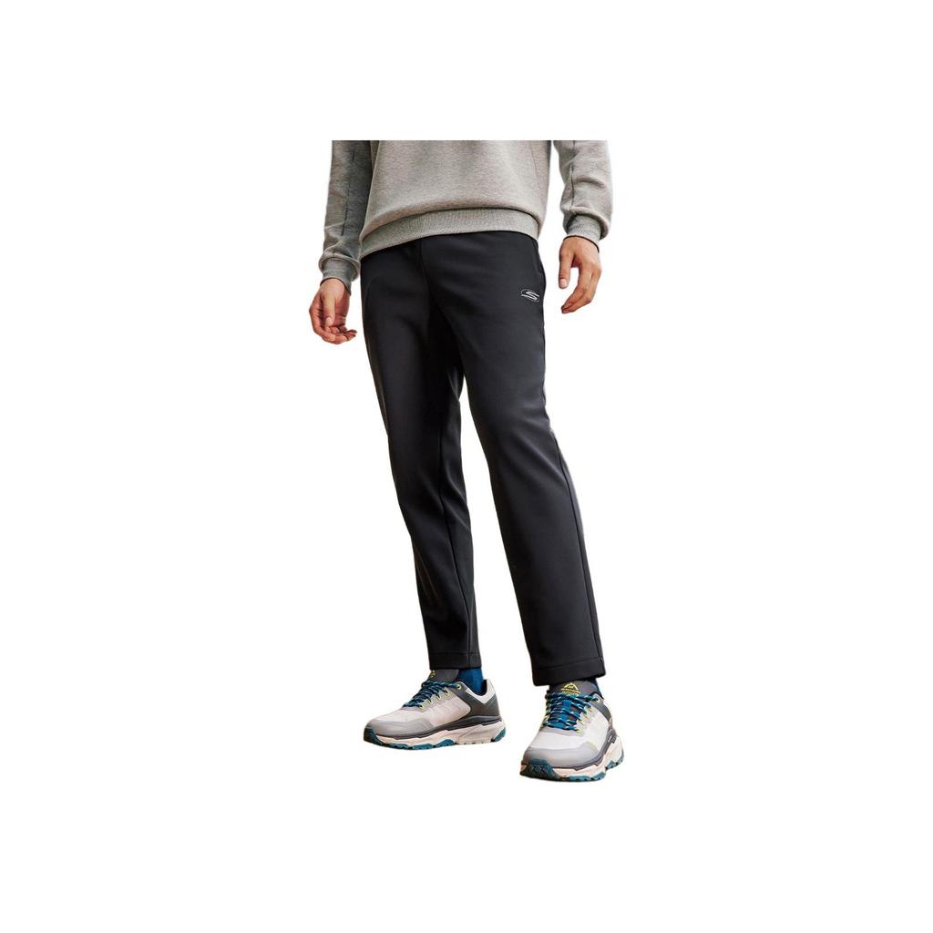 Skechers Comfortable Thermal Knit Casual Pants Men Bottoms Carbon-Black P424M136-0018