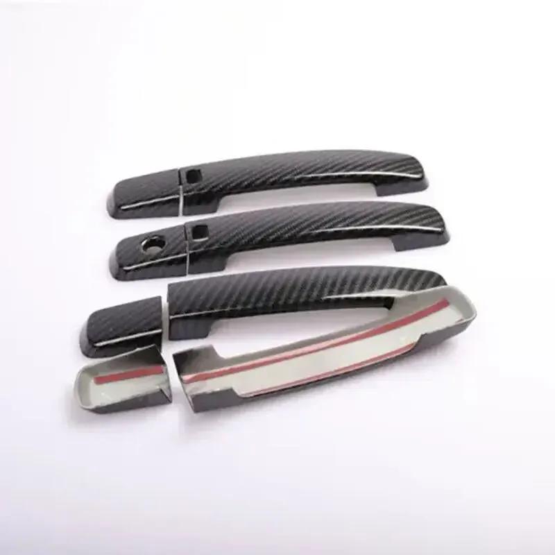 For Nissan Altima 2007 2008 2009 2010 2011 2012 Car Door Handle Cover Sticker Moulding Trim Protective Accessories ABS Carbon