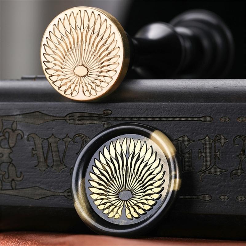 Scrapbooking Wax Stamp Head, Time Theme Wax Seal Stamp Head Replacement for Seal Wedding Invitations Envelope