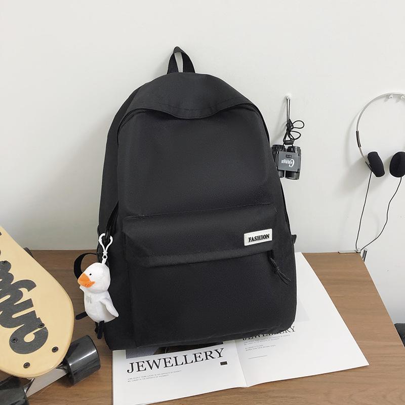 Simple Japanese backpack female simple outdoor leisure student schoolbag male high school student Baigou