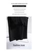 Pear-Shaped Slimming High-Waist Petite Black Straight-Leg Casual Pants for Women