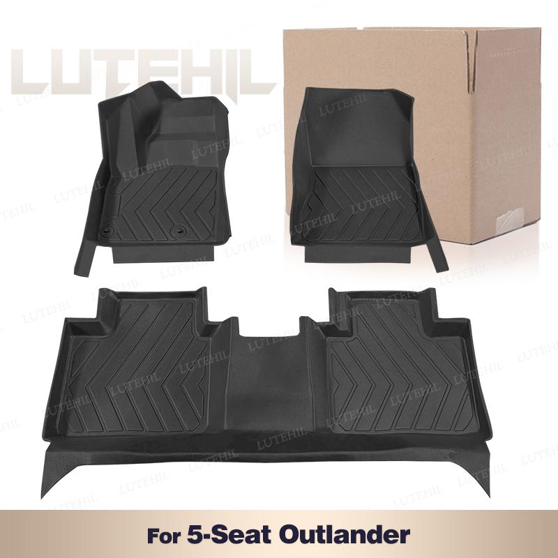 For Mitsubishi Outlander 2025-2025 Custom All-Weather TPE Floor Mat Carpet Cover Automotive Interior Protector Accessories