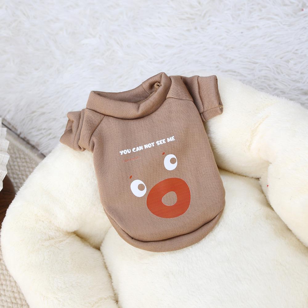 

Pet Clothes Cartoon Sweater Dog Shirt Autumn and Winter Cat and Dog Pullover Sweater Autumn and Winter Models S