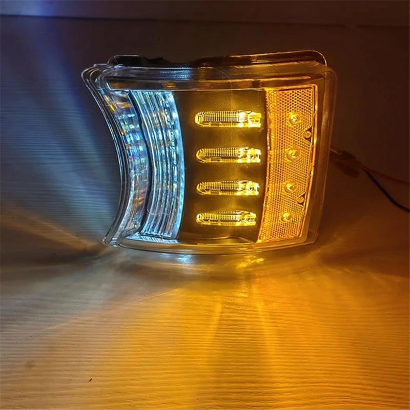 

#177R Передний Дневной Ходовой Огонь Светодиодный Угловой Фонарь Поворотник Для Грузовика Scania (пластик)