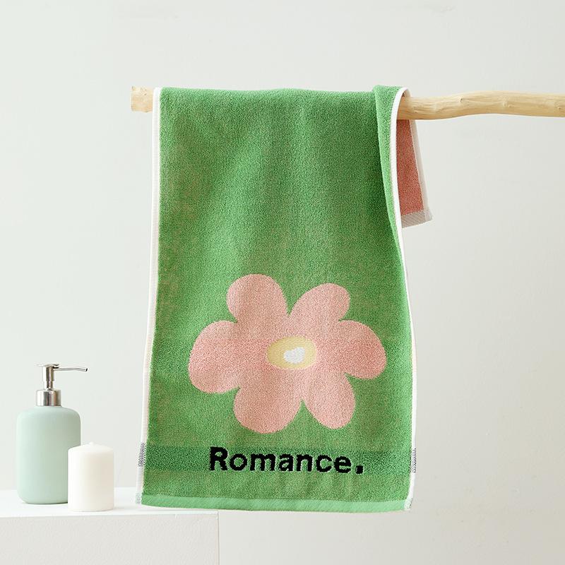 1 bucată prosop din bumbac jacquard îngroșat, moale, absorbant de apă, prosop de uz casnic pentru adulți, prosop cu uscare rapidă din bumbac, prosop de față pentru copii, clasa A