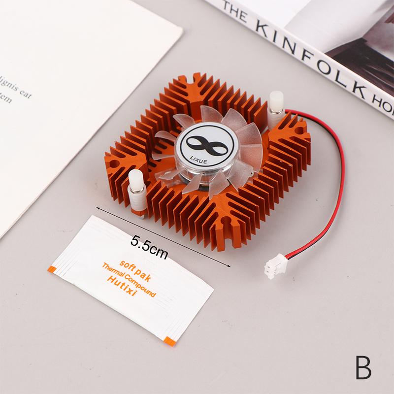 1Pc 55Mm 12V Pc Computer Laptop Cpu Vga Video Card Cooler Graphics Card Fan
