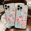 Хит продаж Amazon - полноэкранные цветные цветы, подходит для чехла на телефон Apple 17 для девочек 16pm, прозрачный и ультратонкий защитный чехол.