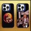 Singer K-Kurt Cobain Phone Case For iPhone 16,15,14,13,12,11,Mini,Pro,MAX Blue Matte Silicone Cover