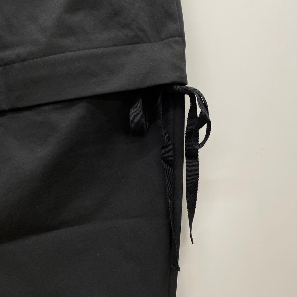 MUVEIL MA251FP001 25 Years Made Black Custom Order 2-Way Barrel Pants Bottoms 38 blackUsed