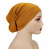 High Quality Wide Brimmed Double Stitches Large Hijab Cap Modal Jersey Cotton Inner Caps Muslim Woman Scarf Islamic Under Caps