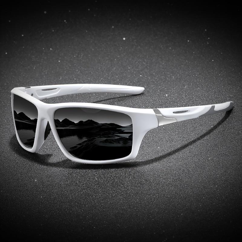Polarized Sports Sunglasses for Men, High-Quality TAC Lens & PC Frame, Full Rim, UV Protection, Alloy Decorative, for Climbing