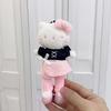 Long Leg Plush Keychain With Heart Pendant For Girls Gift And Bag Decor