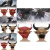 Classic Black Bull Demon King Mask For Halloween Costume Parties And Performances