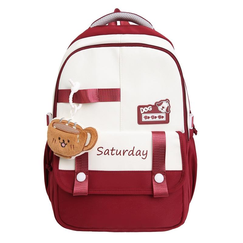 Leisure Travel Backpack Backpack Travel New Korean Style Fashionable Large Capacity Junior High School and High School Students' School Bag